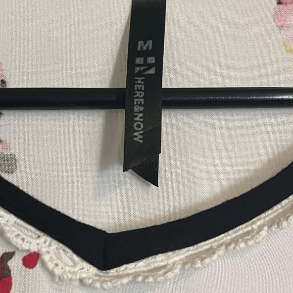 Here & Now Floral Printed Maxi Caftan Coverup Drawstring Cinched Waist - Picture 3 of 12